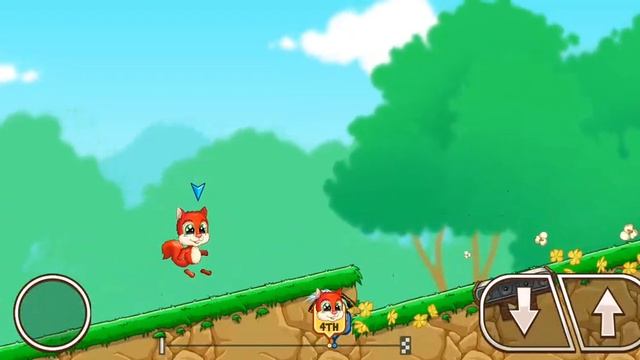 первая игра в игре Fun Run 3 весёлая мульт игра смотреть онлайн
