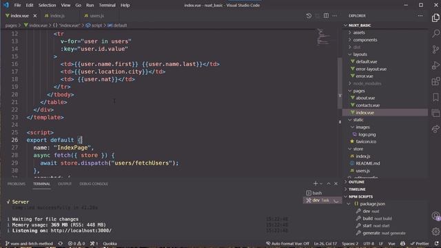 Nuxt 2 basics #11 - Загрузка данных в store. nuxtServerInit смотреть онлайн