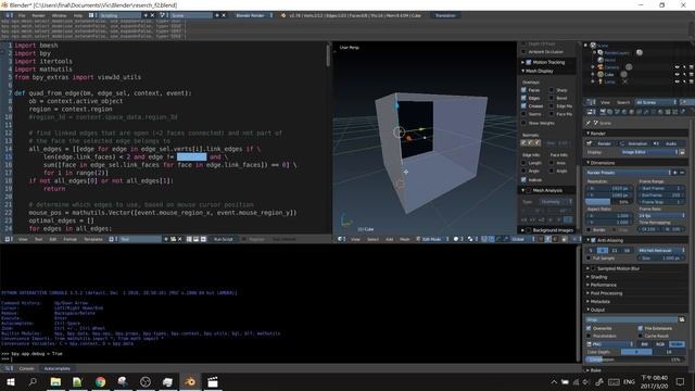 [blender][研究笔记] f2 addon смотреть онлайн