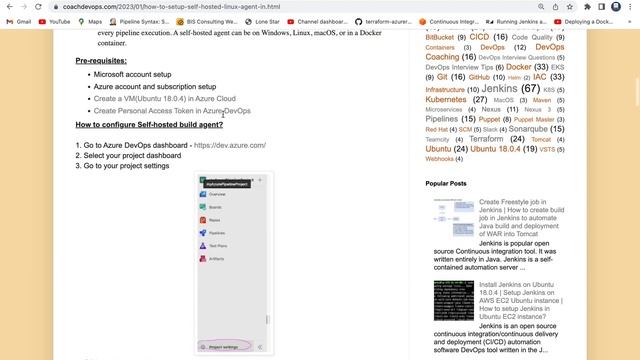 How to configure self-hosted Linux Agent in Azure DevOps | How to setup Azure Pipeline Agents смотреть онлайн