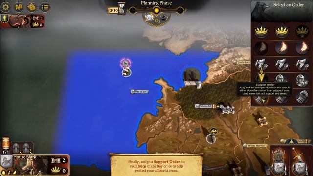 GAME OF THRONES The Board Game Digital Edition TUTORIAL 2 смотреть онлайн