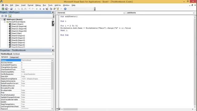 Excel Macro - VBA For Adding And Deleting Excel Worksheets смотреть онлайн
