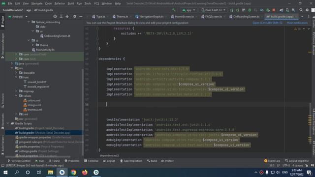 28 Add Navigation Dependency for Compose смотреть онлайн