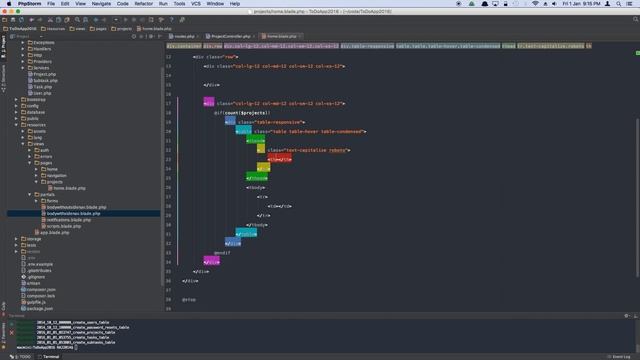 Laravel To Do App: CREATE MODELS, RELATIONSHIPS & PROJECTS VIEW (6/25)