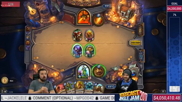 Day 12 - Hearthstone Training! (Jingle Jam 2017 Highlights!) смотреть онлайн