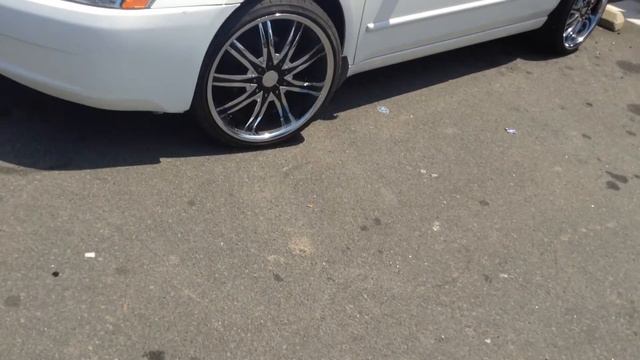 2004 Honda Accord rolling out of RimTyme of Durham wheels 20" DCenti 020 смотреть онлайн