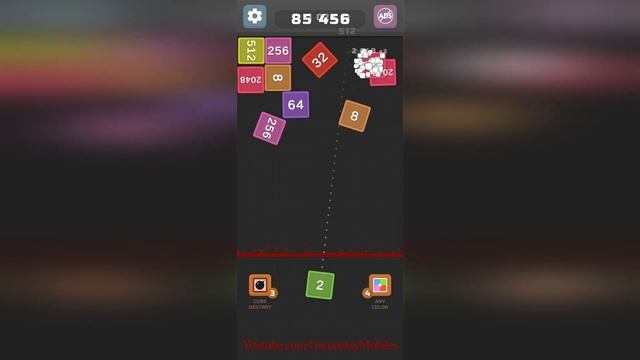 Gravity Cubes Physics 2048 - Gameplay Walkthrough смотреть онлайн