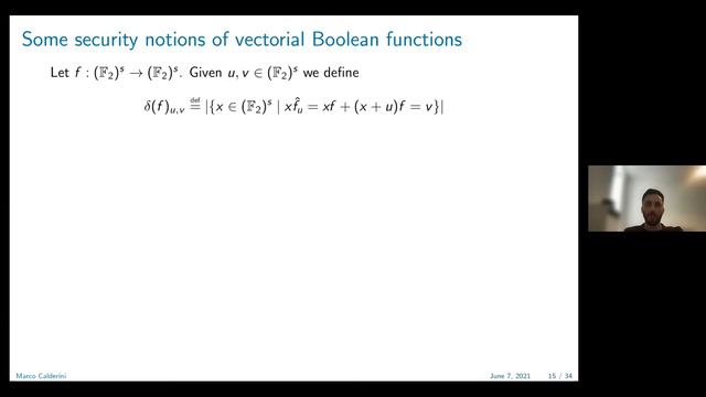 "Permutation groups and security of block ciphers" - Marco Calderini смотреть онлайн