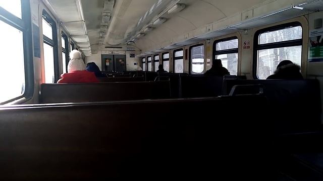 Павелецкое направление РЖД. Москва-Павелецкий вокзал - Узуново. ЭД4М 030007. смотреть онлайн