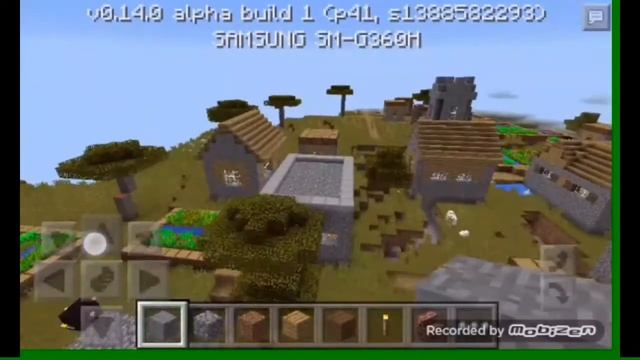 Сид на 4 деревни+много пещер...(Minecraft PE 0.14.0) смотреть онлайн