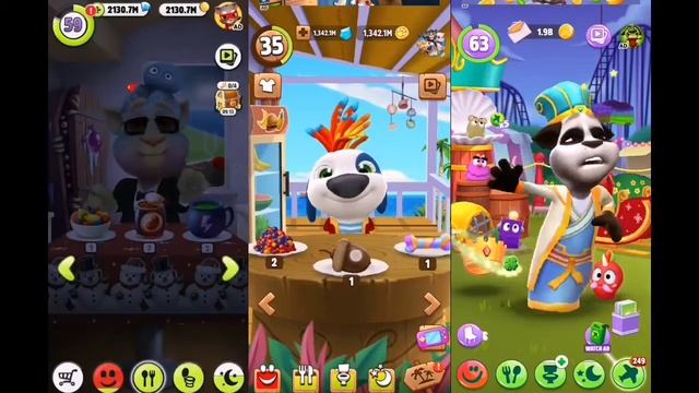 My Talking Tom 2 Vs My Talking Hank Vs My Talking Tom ? Toilet Poop?Amdroid Gameplay