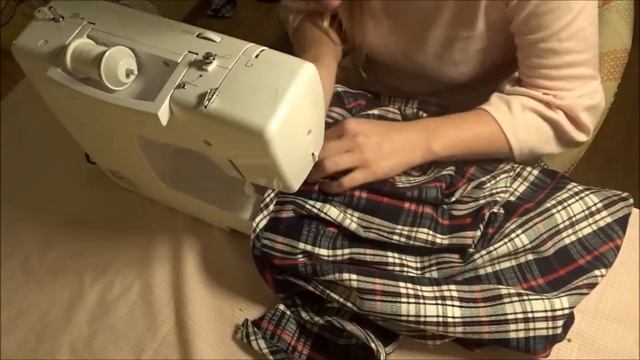 How to sew a PLEATED SKIRT with pockets// Rachel Green inspired outfit// Vintage style sewing! смотреть онлайн