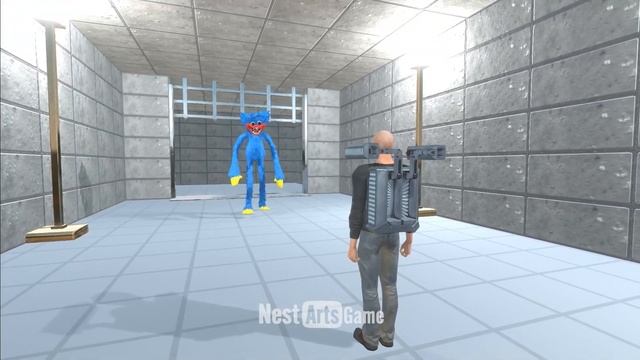 POPPY PLAYTIME (huggy wuggy) vs Humans - Scary Games Simulation смотреть онлайн