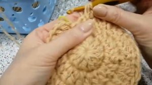 Вяжем коврик Левушка по-шагово часть 1