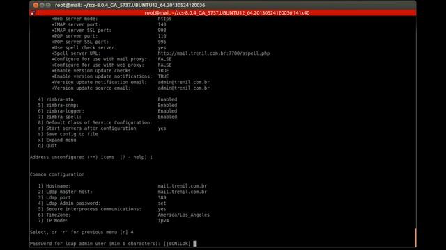 Instalação do zimbra sobre o Ubuntu 12.04 server смотреть онлайн
