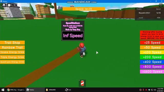 ROBLOX - SPEED SIMULATOR INFINITE SPEED I | PASTEBIN смотреть онлайн