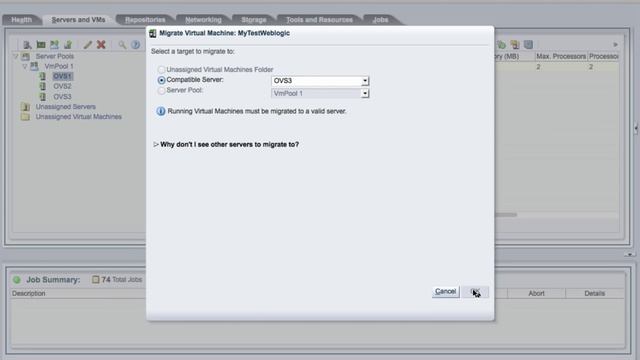 NEW Oracle VM 3.2.6 doing Live Migration смотреть онлайн