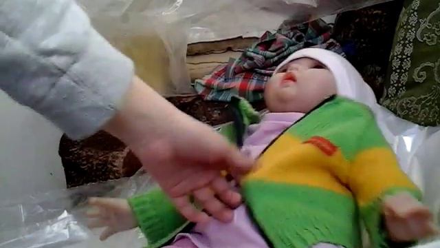 Я с моим реборном Аленушкой на даче / часть 1