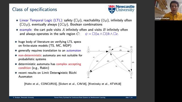 [iFM2020] Formal Policy Synthesis for Continuous State Systems via Reinforcement Learning смотреть онлайн