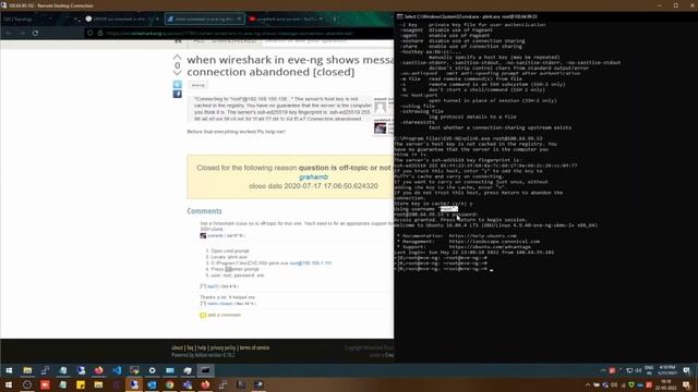 Wireshark Error Fix for EVE-ng смотреть онлайн