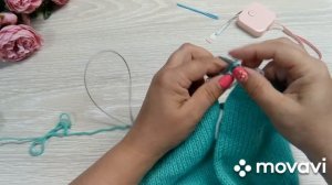 Детский полукомбинезон на бретелях спицами от 0-3 мес//МК