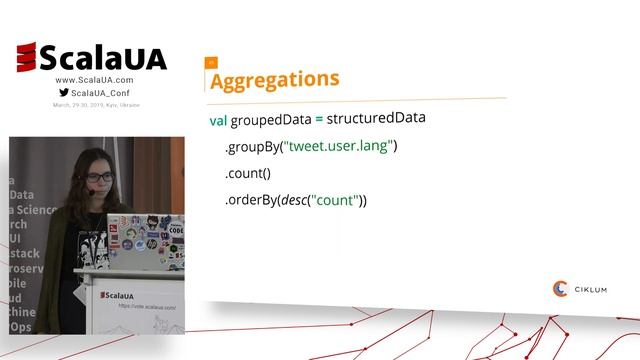 Roksolana Diachuk at #ScalaUA - Streaming data processing with Apache Spark смотреть онлайн