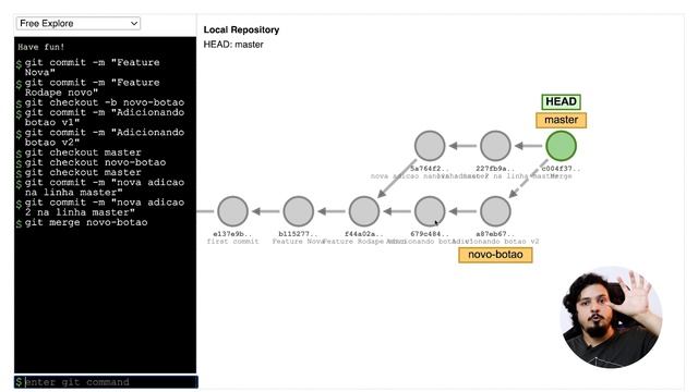 Git: ENTENDENDO de vez como funciona do MELHOR E MAIS VISUAL jeito possível (até hoje) смотреть онлайн