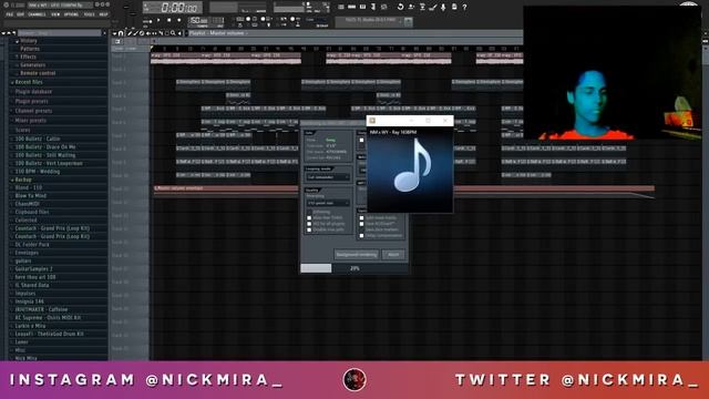 Nick Mira Making Beats Live 10.30.18 (9 Beats Per 2 Hours !!!)