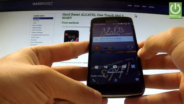 Safe Mode In ALCATEL One Touch 6045Y - HOW TO ENTER And QUIT Safe Mode
