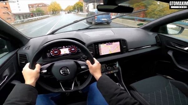 2021 Skoda Karoq Sportline 2.0 TSI - POV test drive