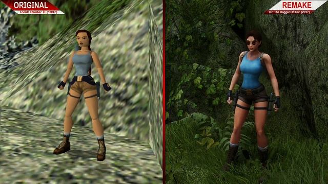 SBS Comparison | Tomb Raider II vs. Tomb Raider II Remake (The Dagger of Xian) | 2017 | ULTRA | PC смотреть онлайн