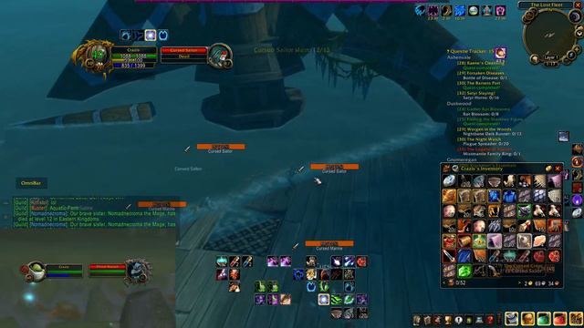 SoM classic WoW hardcore - NE DRUID - p12 - End of Wetlands / farming for Barbaric bracers смотреть онлайн