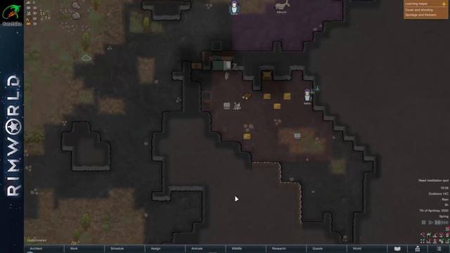 RimWorld Game Play #02 Bed and Storage смотреть онлайн