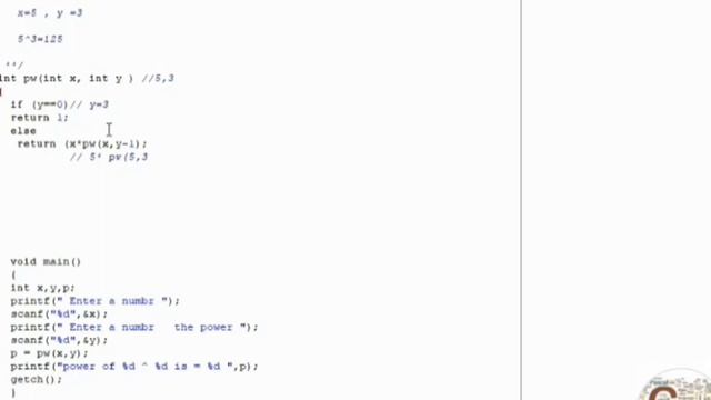C Recursion:Power of Given Numbers Using Recursion in C l Recursion in C language #c #recursion смотреть онлайн