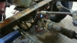 минитрактор переломка установка педального узла, газ, тормоз, сцепления и по мелочи.