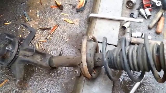 Замена передних пружин Форд Фокус