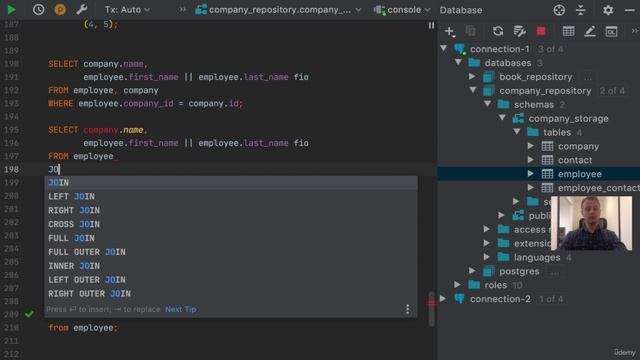 SQL 20. Соединение таблиц. INNER & CROSS JOIN смотреть онлайн