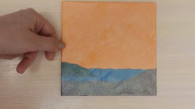 КАРТИНА АКРИЛОМ 🎨🖌 15*15 см Написала на грунтованном картоне. смотреть онлайн