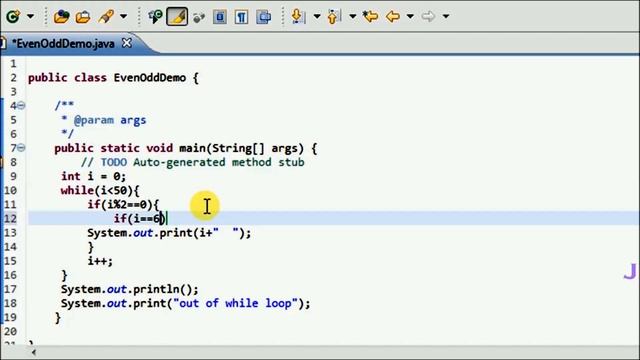 9-Core Java Tutorial|Loops| while | do while | break | continue | Eclipse example смотреть онлайн
