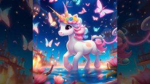 Сказка про волшебного единорога. Рассказывает юная сказительница Камила