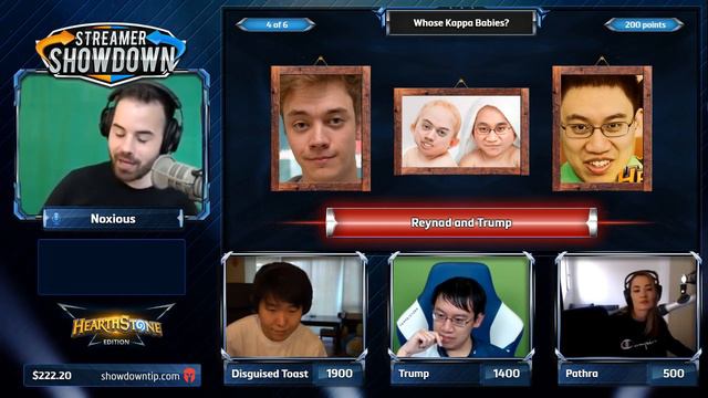 Streamer Showdown #29 Hearthstone Edition (feat. Disguised Toast, Trump, Pathra and Noxious) смотреть онлайн
