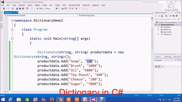 What is Dictionary in C#? смотреть онлайн