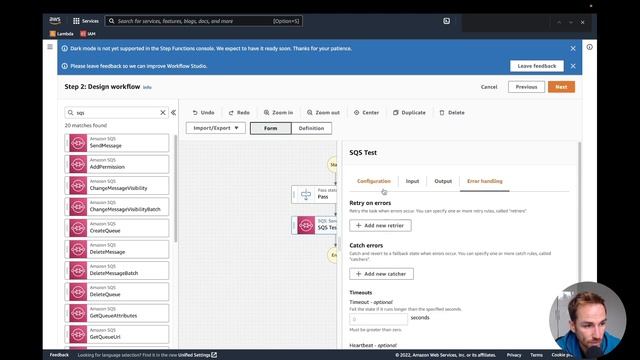 AWS Step Functions integration with SQS (Simple Queue Service) смотреть онлайн