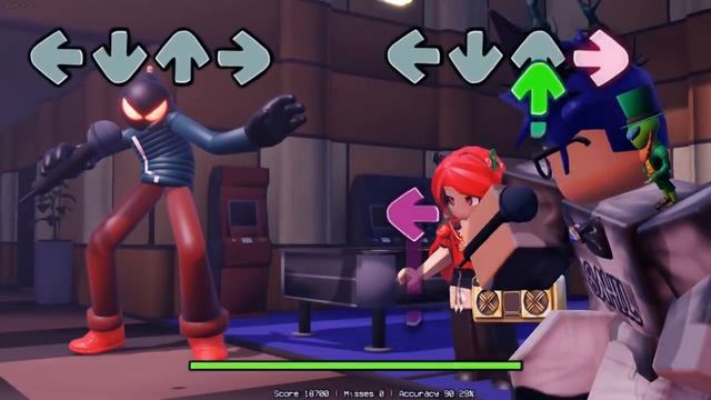 Friday Night Funkin' [Vs Whitty Mod] - Lo-Fight Roblox animation смотреть онлайн