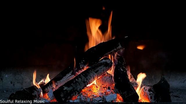 Успокаивающие и расслабляющие звуки костра | Для медитации и снятия стресса | Для глубокого сна смотреть онлайн