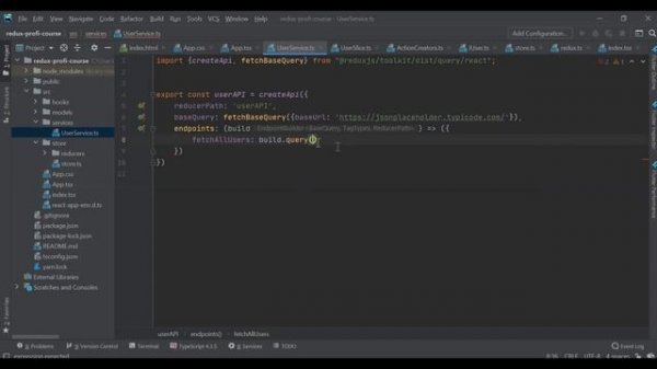 Продвинутый Redux. Redux Toolkit, RTK query, TypeScript.