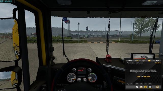 ETS 2 Еду на DAF XF 105- Actrros на ремонте-2 смотреть онлайн
