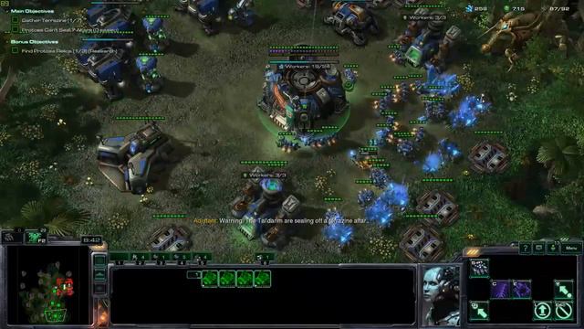 Starcraft WoL Campaign - Welcome to the Jungle (Brutal, All Achievements + Bonus) смотреть онлайн