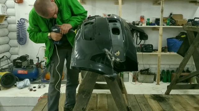 часть 1.делаем VW T5 (бампера и т.п.) смотреть онлайн