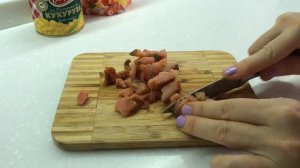 Салат с красной рыбой Простой рецепт очень вкусного салата